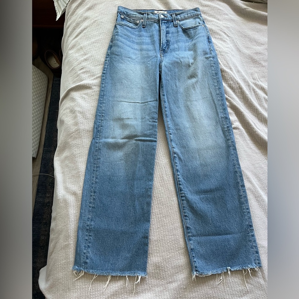 Madewell Tall Perfect Vintage Wide Leg Crop Jeans